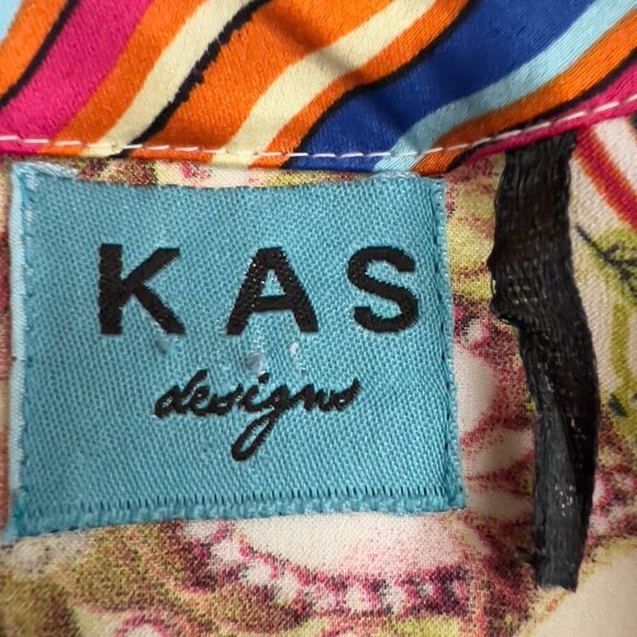 KAS Designs Boho Print Belted Romper – Size M - Picture 10 of 12